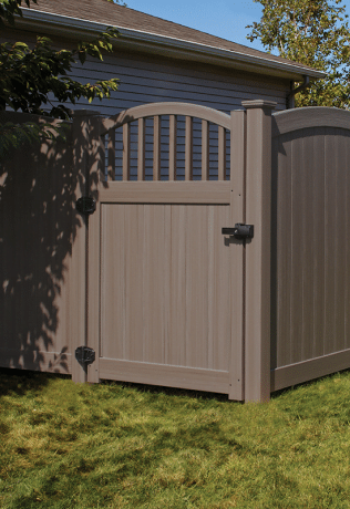 CertainTeed Vinyl arched gate
