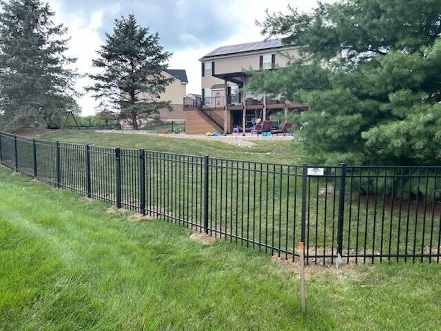 Aluminum Fence installed in Ohio by Simpson Fence