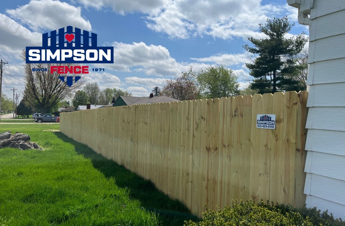 Fence Installation in Lebanon, OH 7 Professionally installed wood fence providing privacy, security, and classic curb appeal for residential properties.