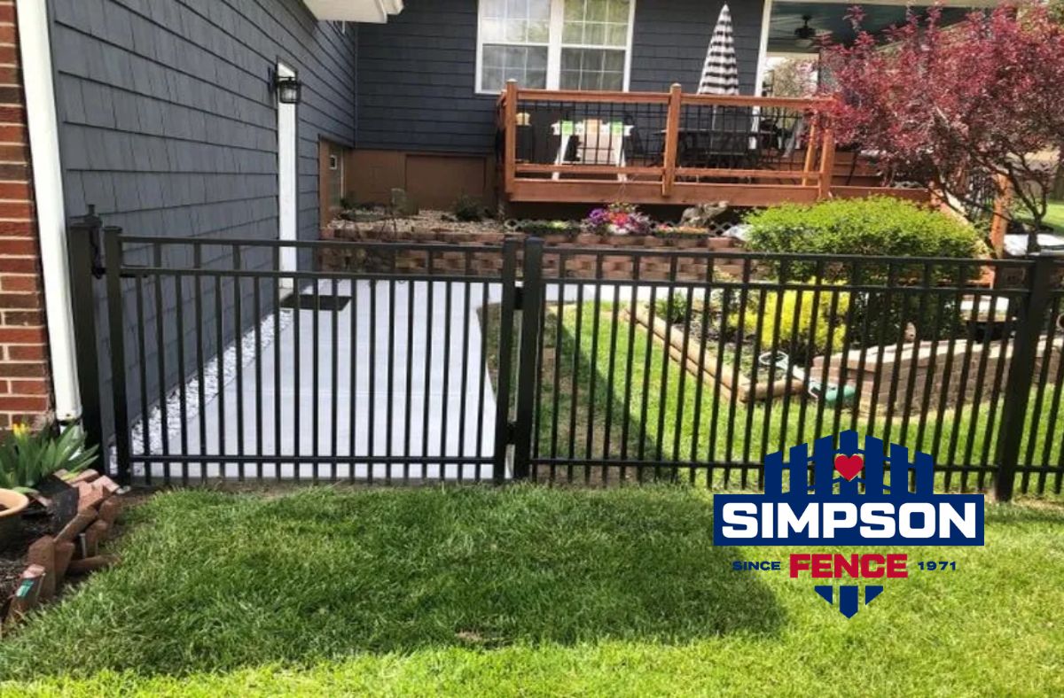 Fence Installation in Lebanon, OH 8 Decorative iron fence installation offering strength, security, and a refined appearance for homes and businesses.