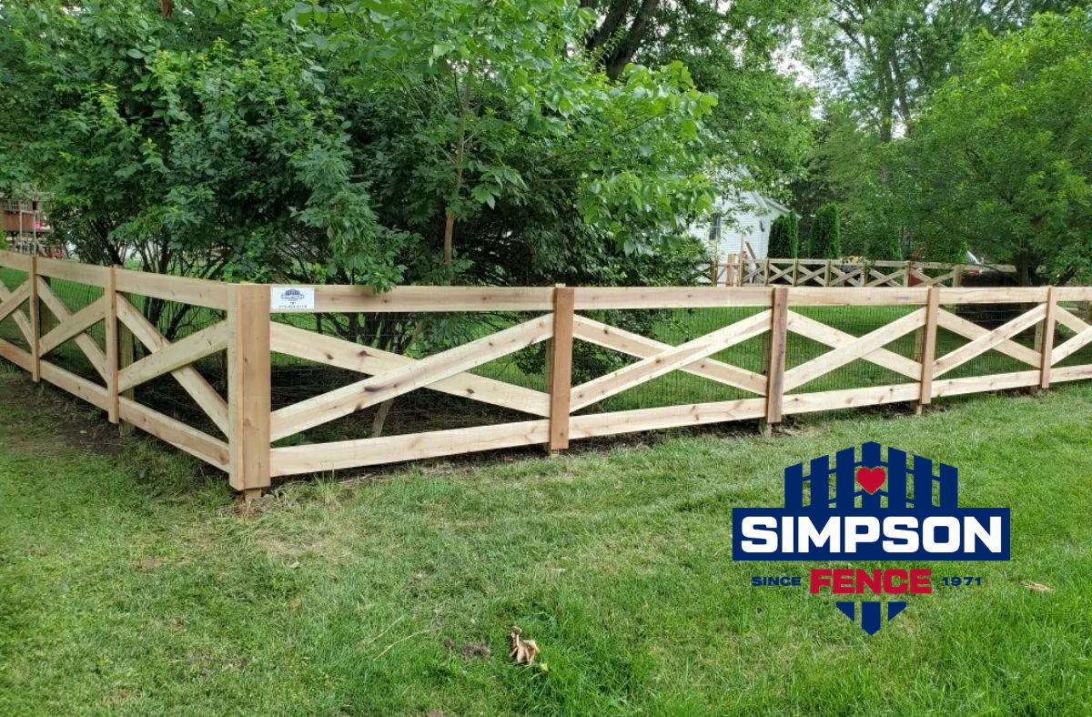 Fence Installation in Lebanon, OH 6 Kentucky Board fence installation providing a durable, open-style boundary for larger residential and rural properties.