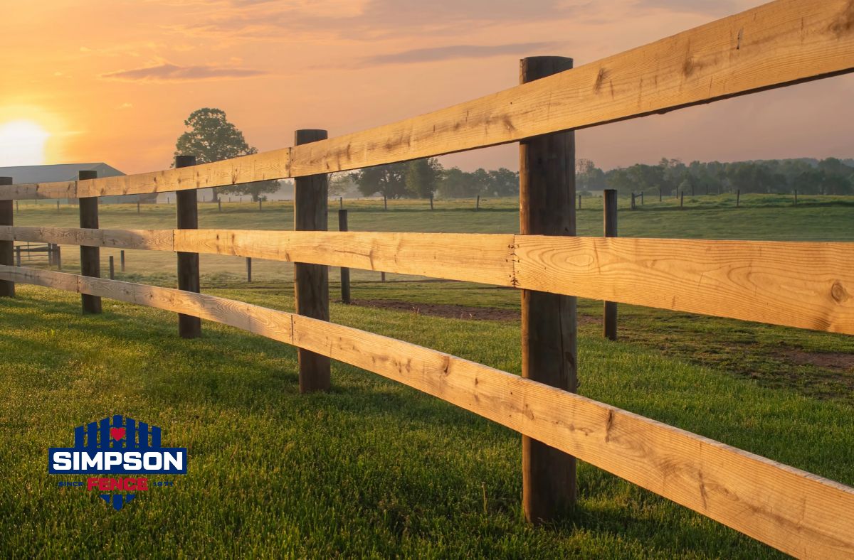 Professionally installed wood fences by Simpson Fence, combining natural curb appeal with long-term durability for Southwest Ohio homeowners.
