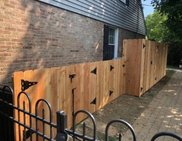 Cedar 4 and 5ft Privacy Fence with Gates Our Middletown Fence Company showcasing a fence installed in the backyard along a property line