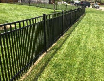 Decorative Black Aluminum Fence Decorative Black Iron Fence