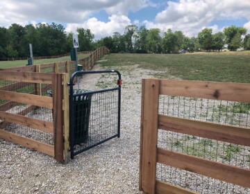 4ft Wide Pipe and Wire Gate 4ft wide pipe and wire gate