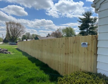 Treated Wood Privacy Fence (Dog Ear) Treated Wood Privacy Fence (Dog Ear)