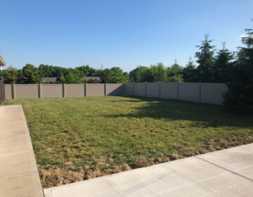 Mocha Vinyl Privacy Fence Mocha Vinyl Privacy Fence