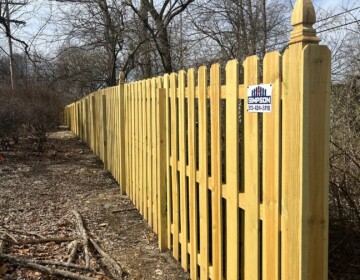 Shadow Box Fence in Dayton, OH Shadow Box Fence in Dayton, OH, professionally built by Simpson Fence