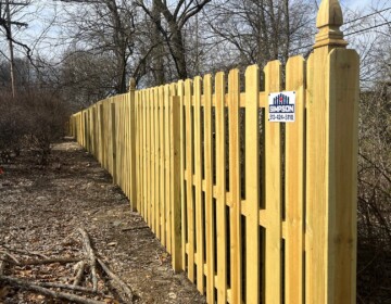 Shadow Box Fence in Dayton, OH Shadow Box Fence in Dayton, OH, professionally built by Simpson Fence